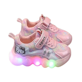 Tênis Hello Kitty com Led Infantil
