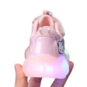 Tênis Hello Kitty com Led Infantil