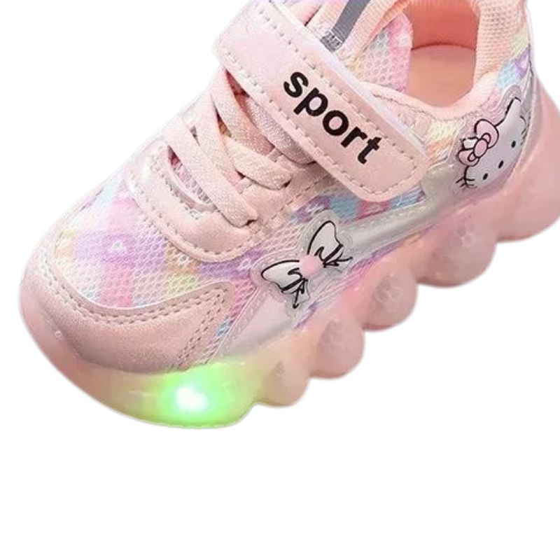Tênis Hello Kitty com Led Infantil