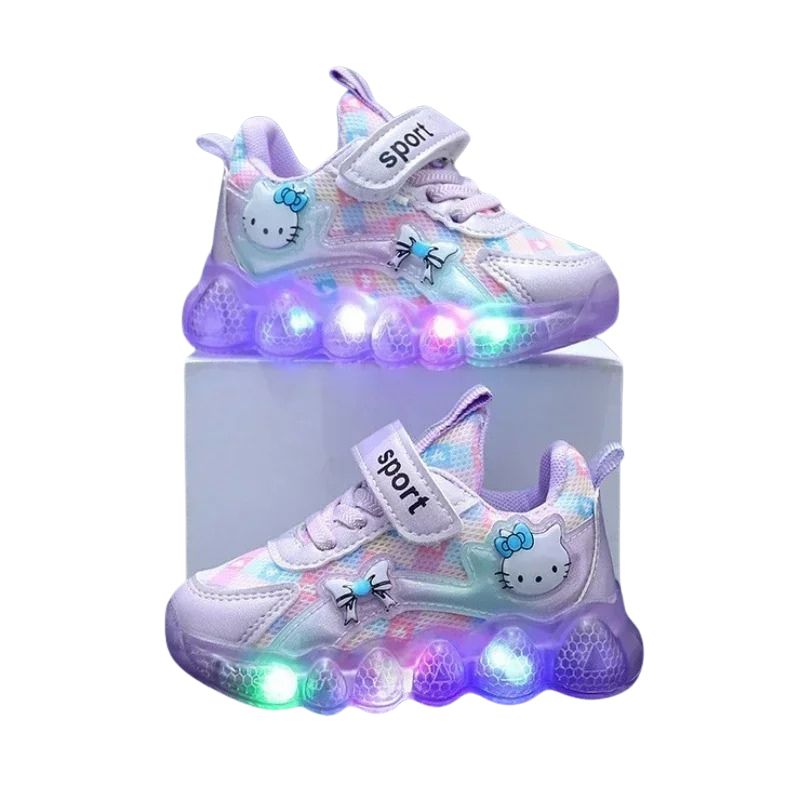 Tênis Hello Kitty com Led Infantil