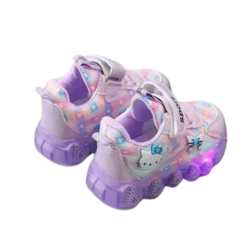 Tênis Hello Kitty com Led Infantil