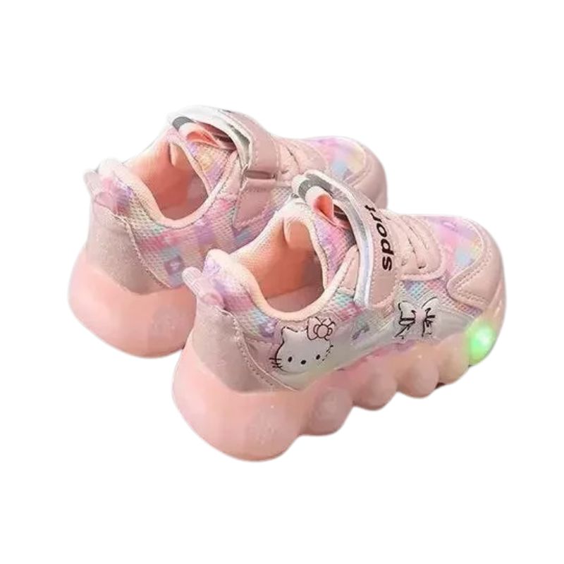 Tênis Hello Kitty com Led Infantil