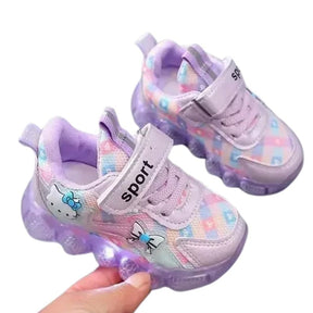 Tênis Hello Kitty com Led Infantil