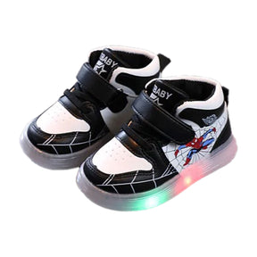 Tênis Homem Aranha com Led Bambino