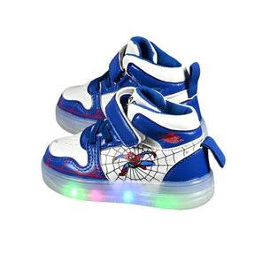 Tênis Homem Aranha com Led Bambino