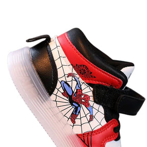 Tênis Homem Aranha com Led Bambino