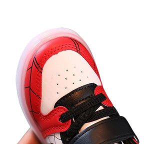 Tênis Homem Aranha com Led Bambino