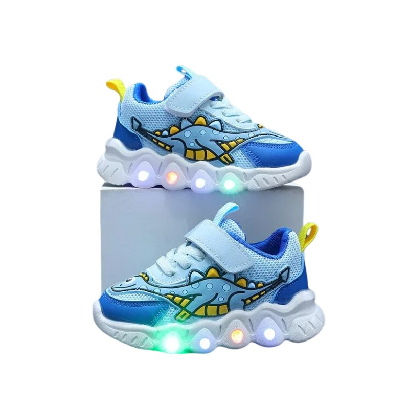Tênis Dino LED Infantil Bambino