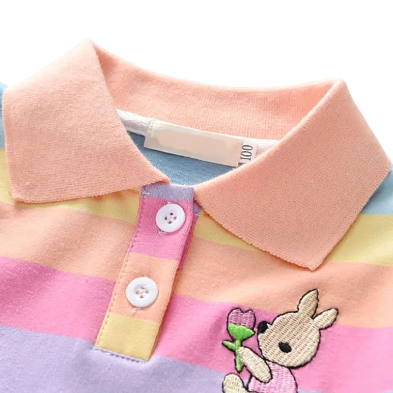Vestido infantil Verão Arco-íris