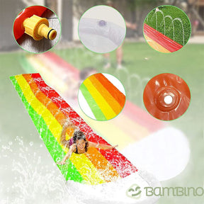 Brinquedo Infantil Escorregador de Água com Chafariz + BRINDE 2 Botes de Peito