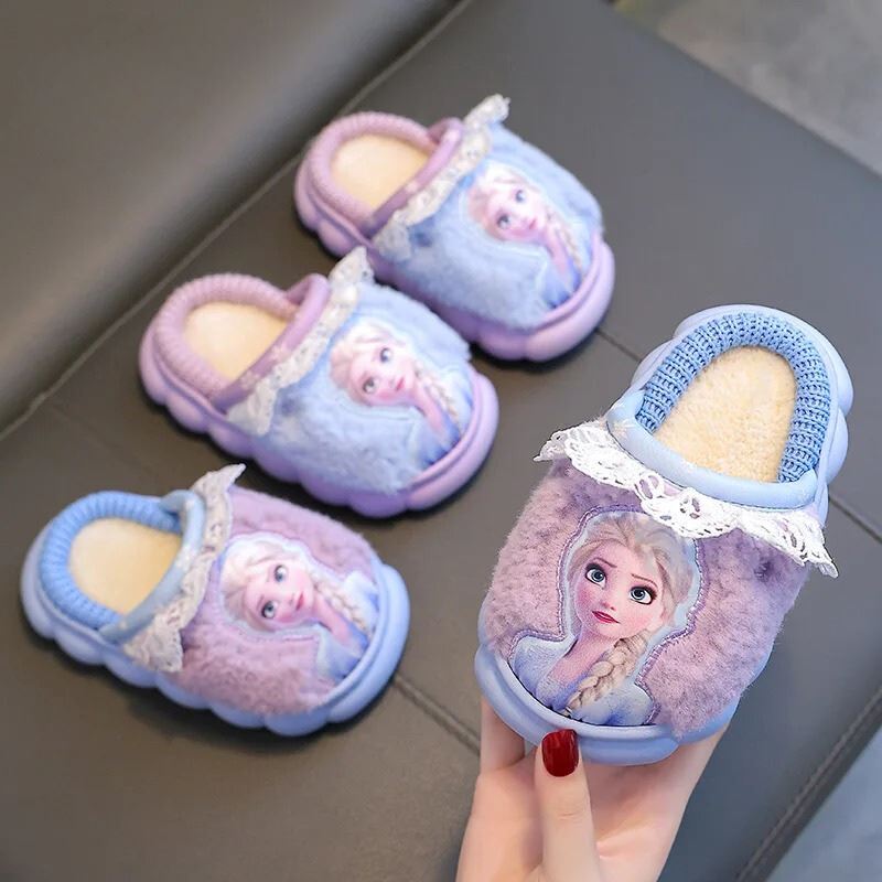 Pantufa Infantil Frozen para Meninas