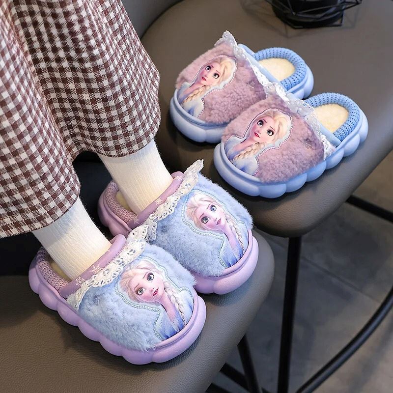 Pantufa Infantil Frozen para Meninas