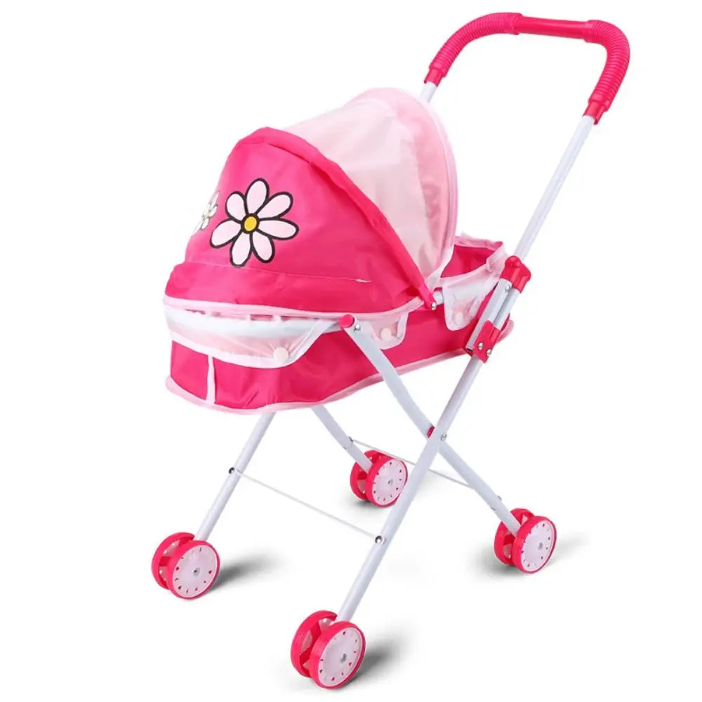Carrinho de Bebê Reborn Realista Lady