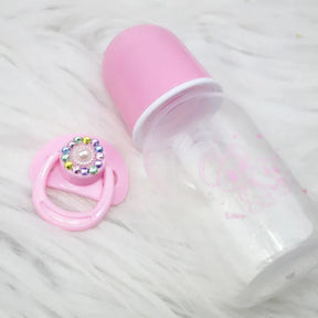 Conjunto de Chupeta Magnética e Mamadeira para Bebê Reborn Realista