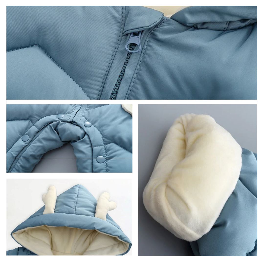 Macacão Snow Infantil com Capuz Bambino