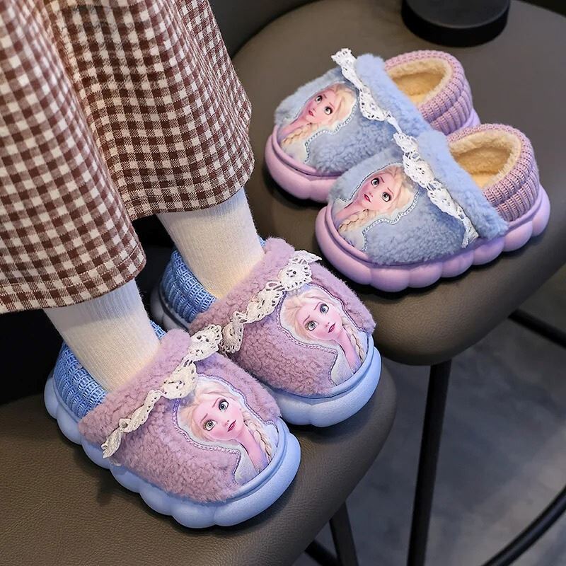 Pantufa Infantil Frozen para Meninas