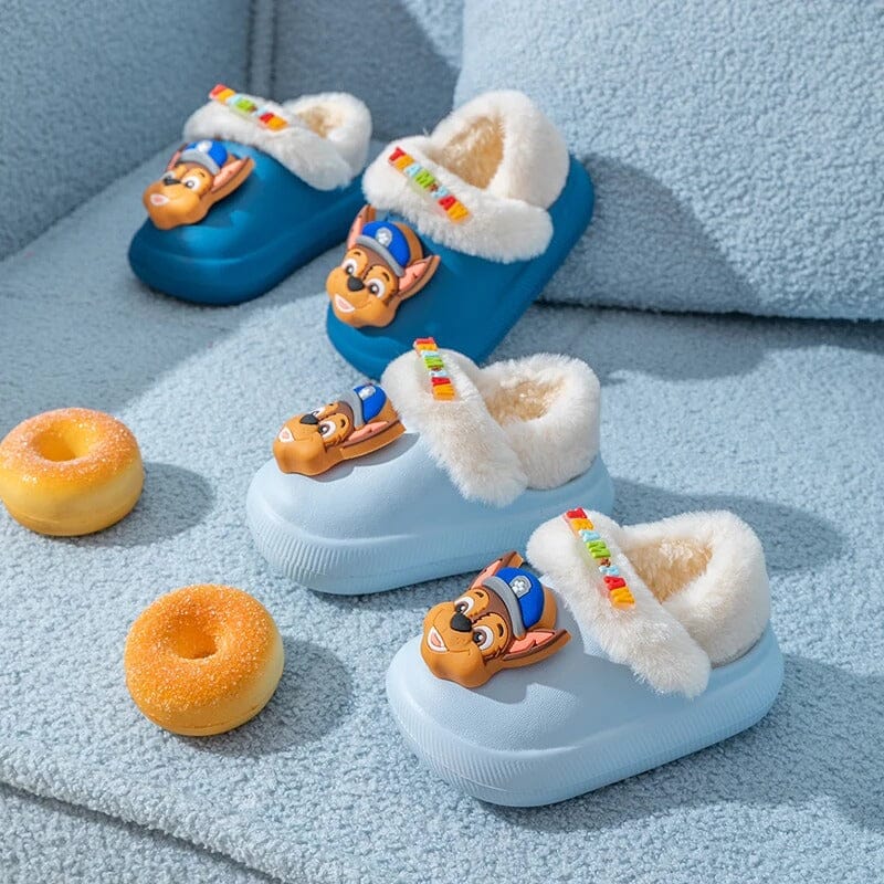 Chinelo de Pelúcia interna Patrulha Canina