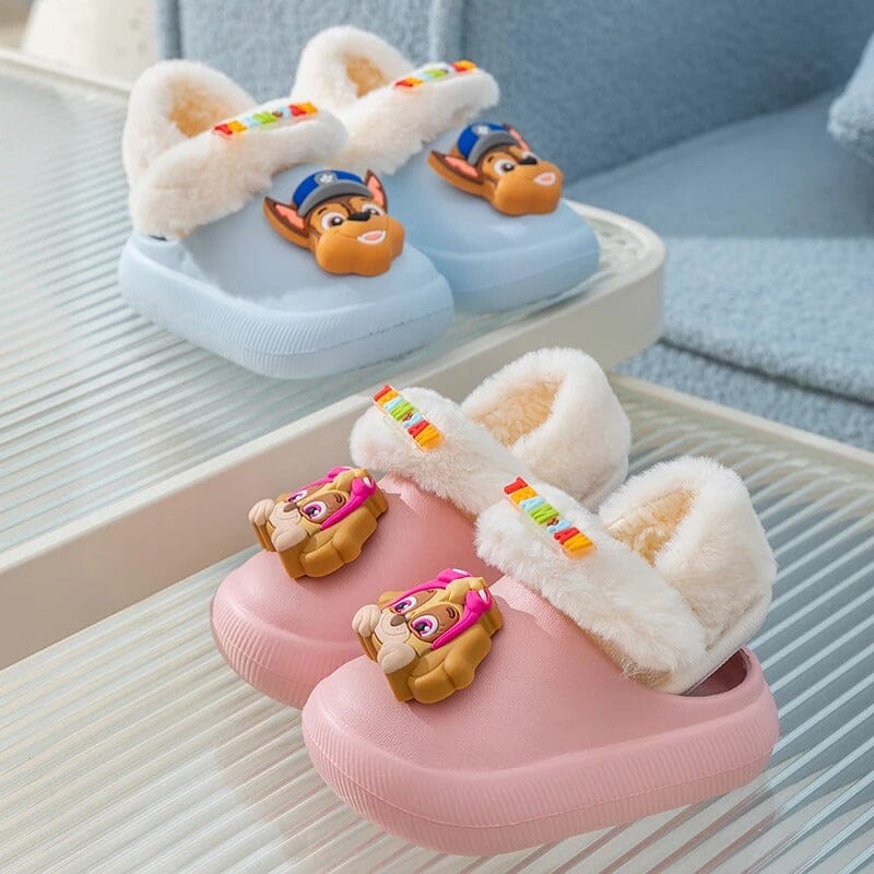 Chinelo de Pelúcia interna Patrulha Canina