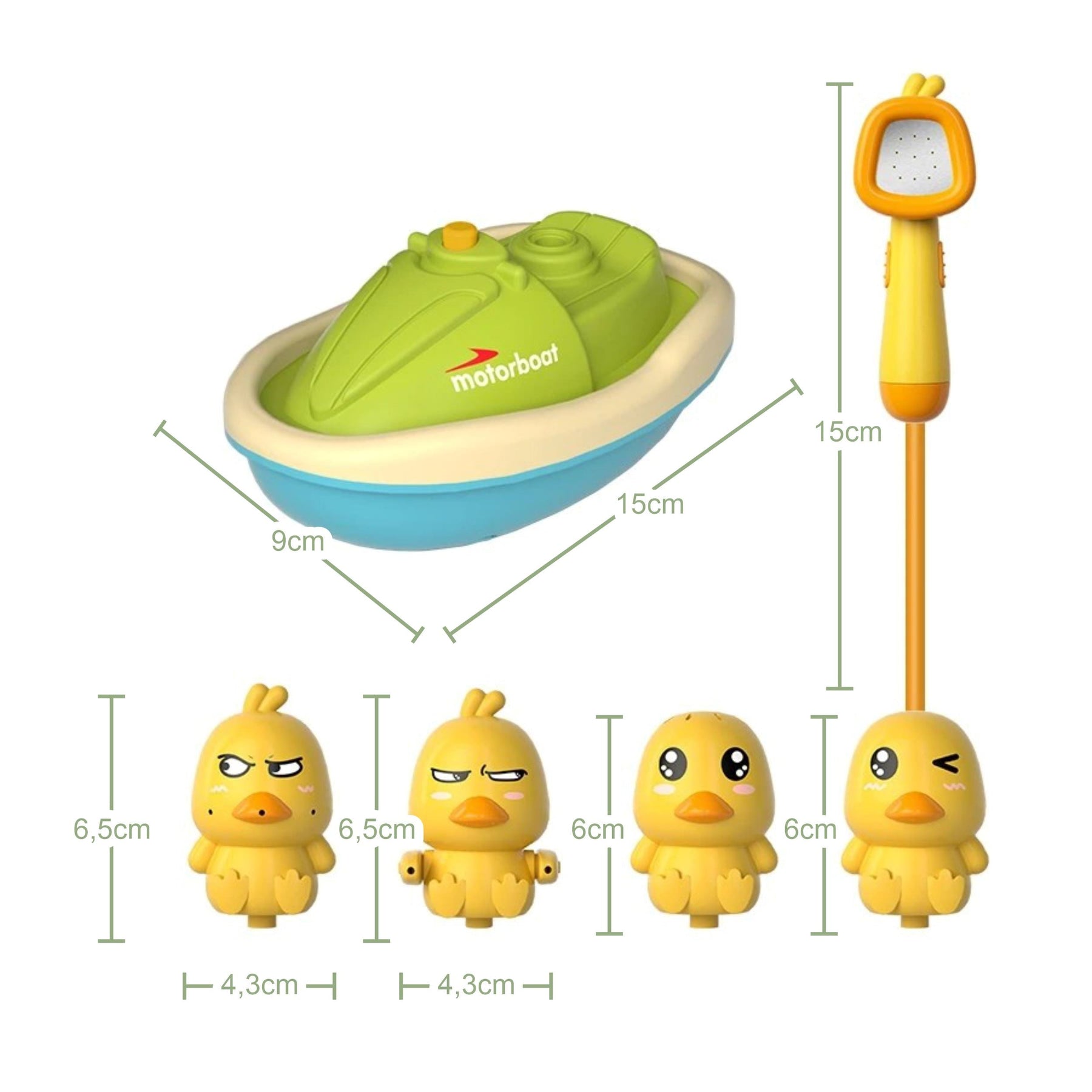 Brinquedo de Banho para Bebês - Patinhos Recreativos