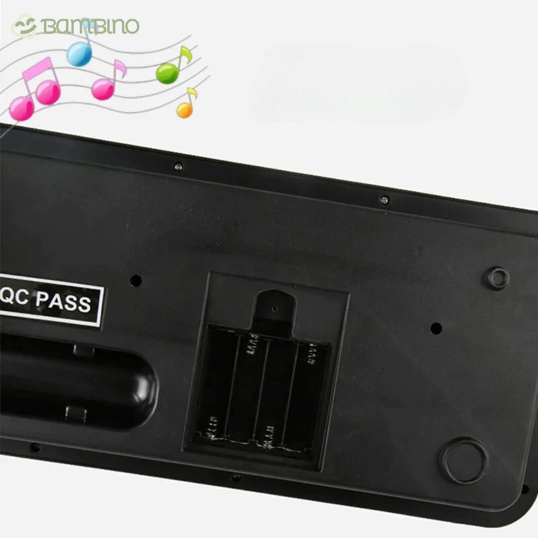 Teclado Elétrico Com Microfone Infantil
