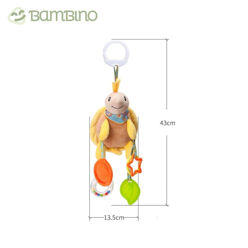 Chocalho Primeiro Toque para Carrinho de Bebê Bambino