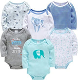 Body Infantil Manga Longa - 6 unidades